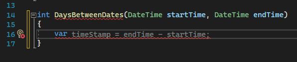 Copilot suggestions are grey block of codes.