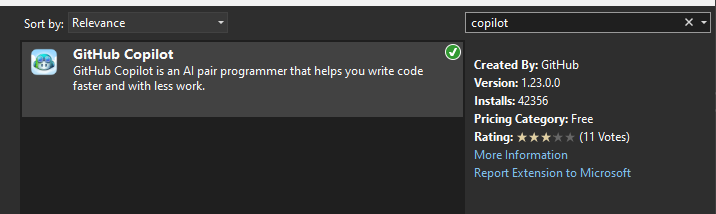 GitHub can be installed from Visual Studio marketplace